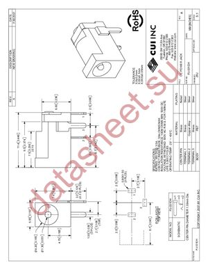 PJ-031DH datasheet  